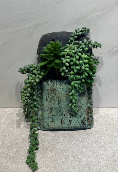 Wall Pockets with Greens