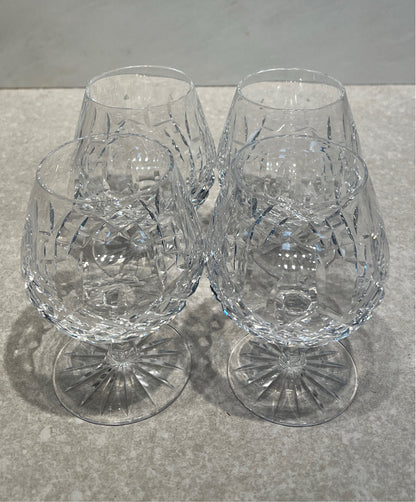 Set of 4 Waterford Brandy Glasses