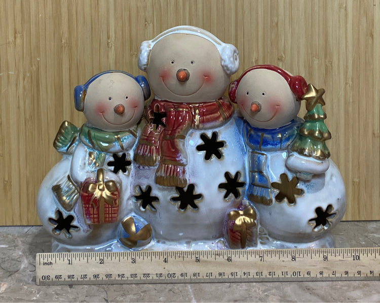 Snowman Candleholder