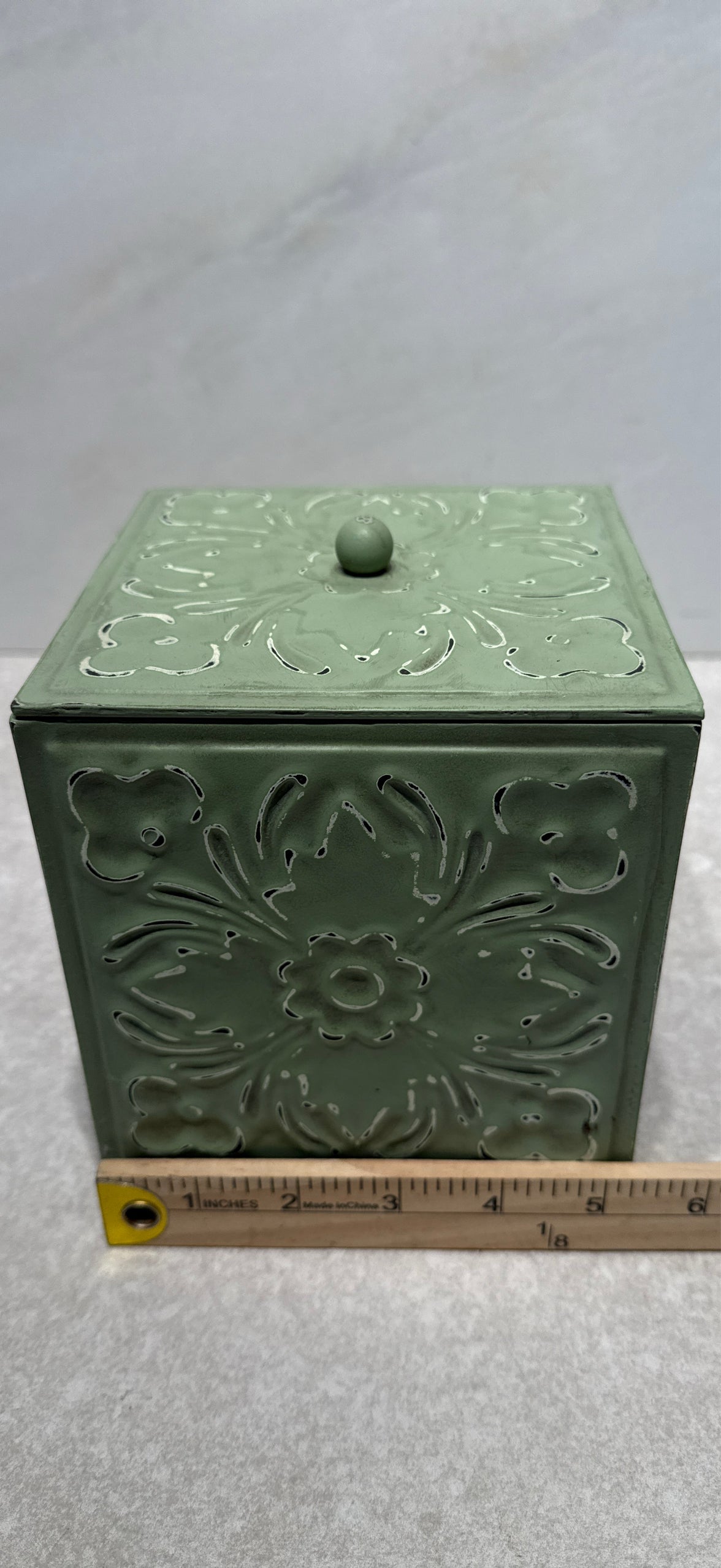 Covered Green Box
