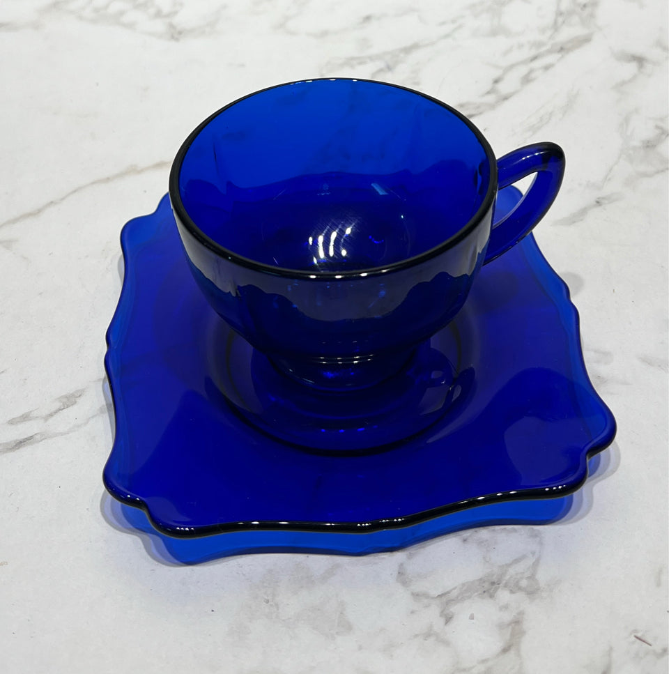 Blue Cup And Saucer
