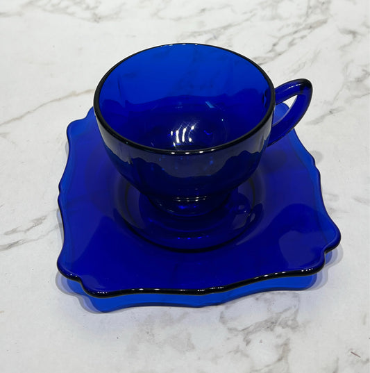 Blue Cup And Saucer