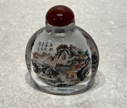 Chinese Reverse Painting Bottle
