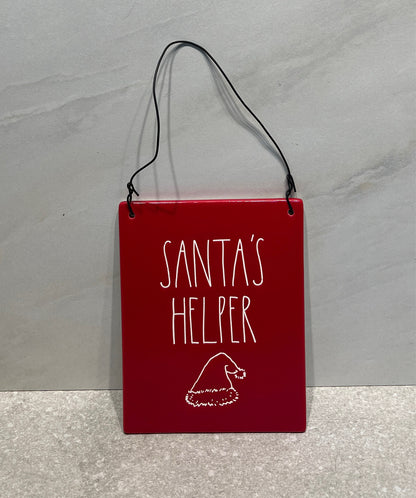 Rae Dunn Santa's Helper