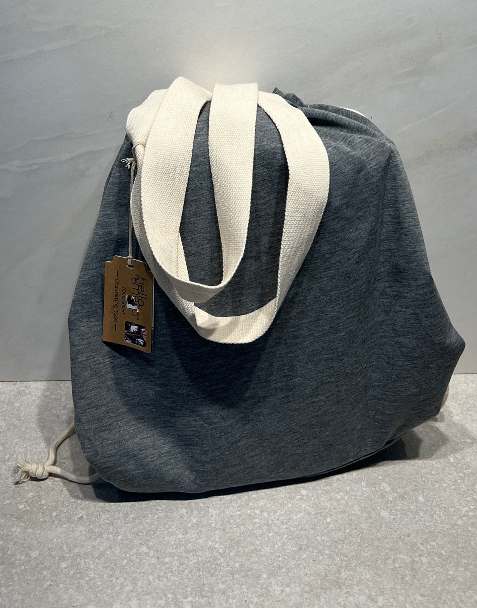 Reversible Drawstring Tote