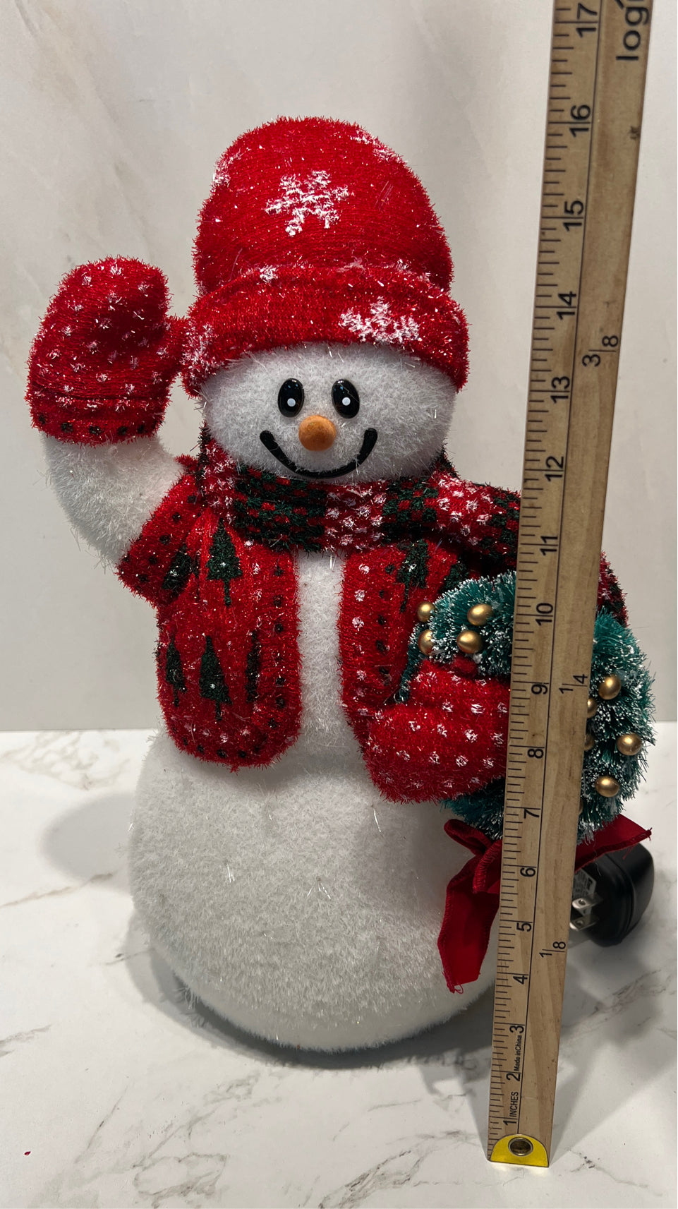 Fiber Optic Snowman