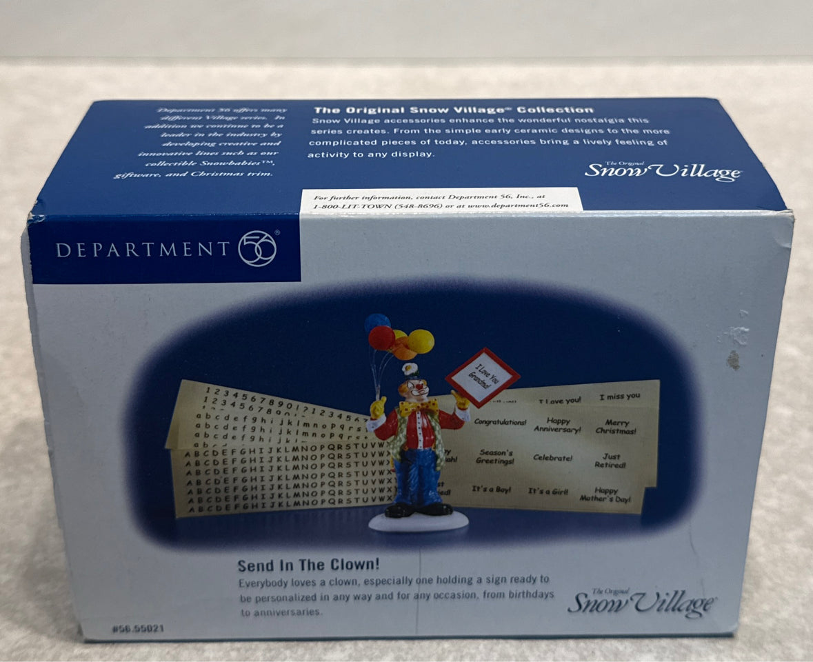 Dept. 56 Send In The Clown