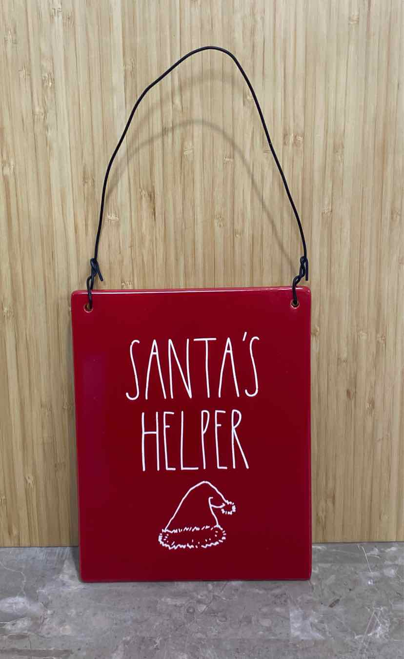 Rae Dunn Santa's Helper