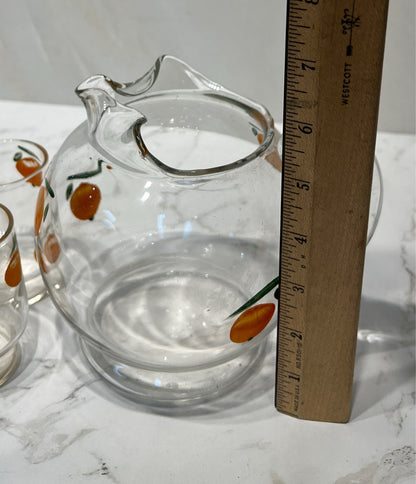Pitcher with 4 GLasses