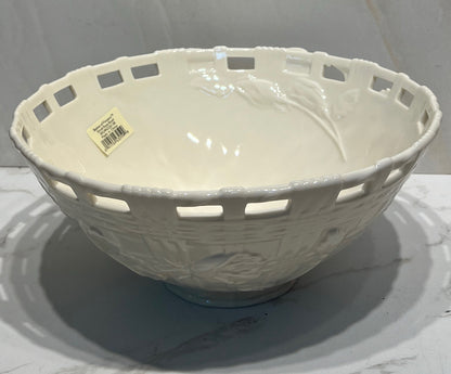 Lenox Basket Of Flowers Shrub Rose Bowl