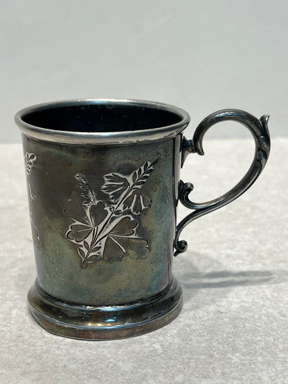 Old Silver Plate Mug