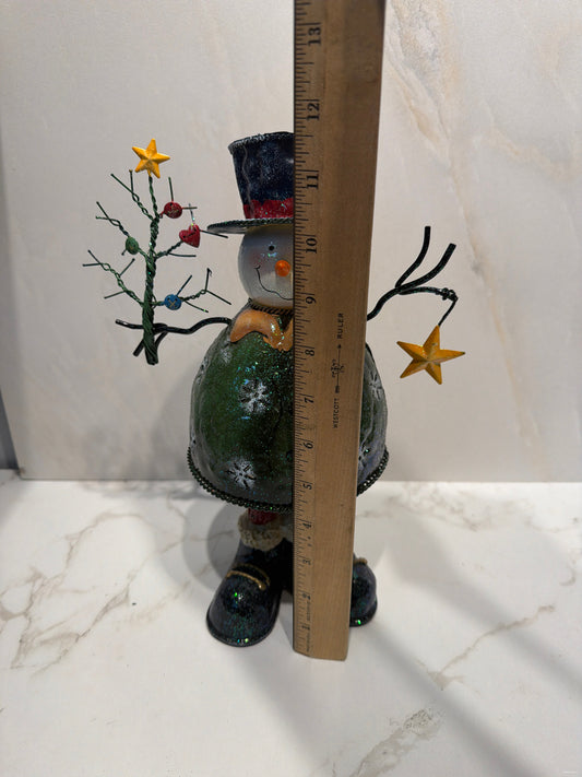 Snowman Candle Holder