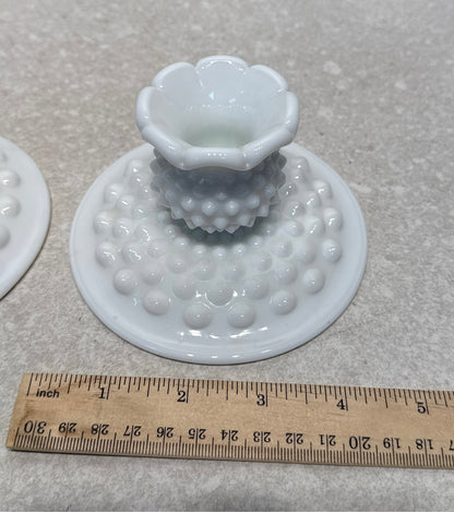 Pair of Fenton Candleholders