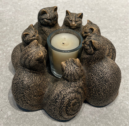 Windstone Cat Candleholder
