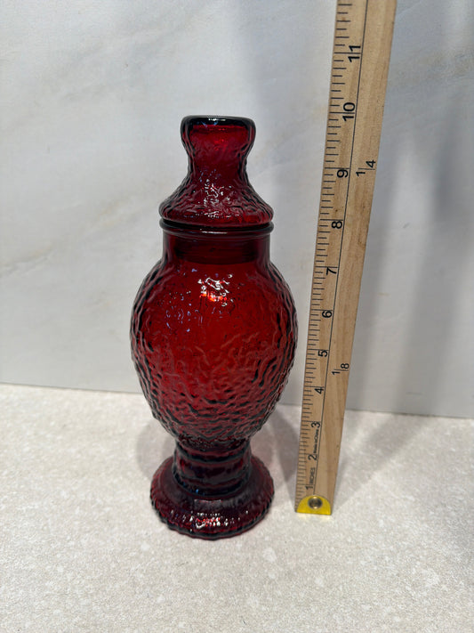 Red Covered Jar