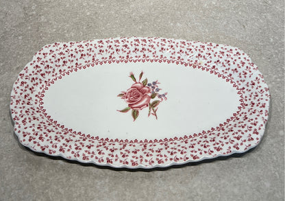 Rose Bouquet Tray - as is