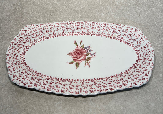 Rose Bouquet Tray - as is