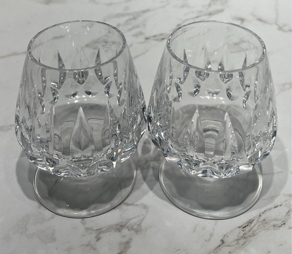 Set of 2 Crystal Glasses