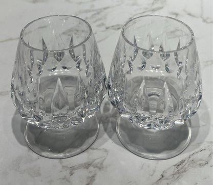 Set of 2 Crystal Glasses