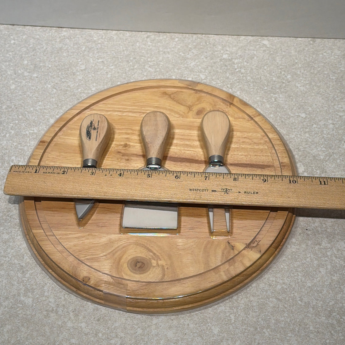 Wooden Board With Utensils
