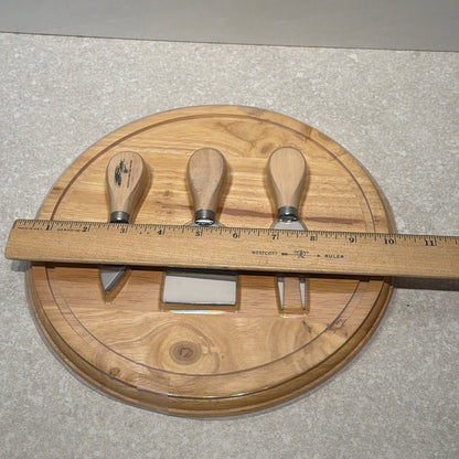 Wooden Board With Utensils