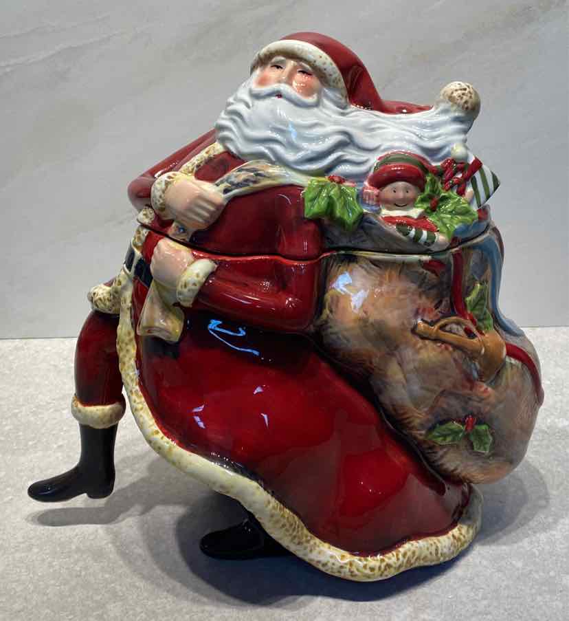 Santa Cookie Jar