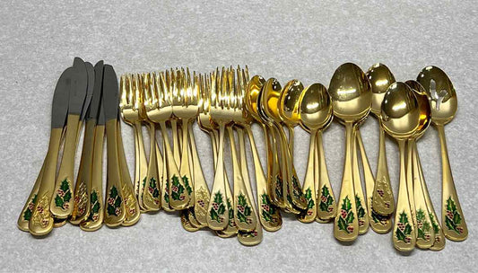 Christmas Silverware Set