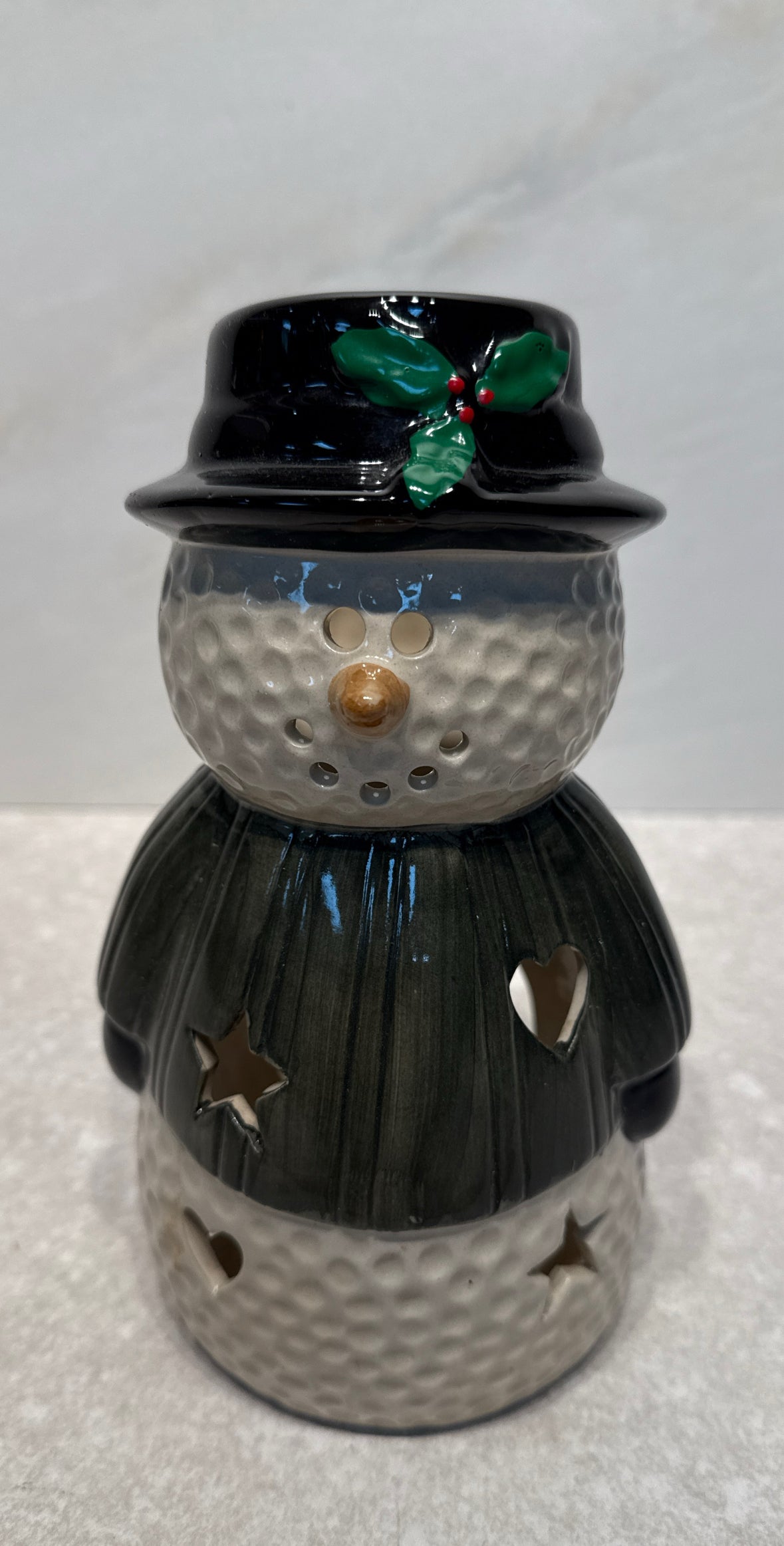 Snowman Candleholder