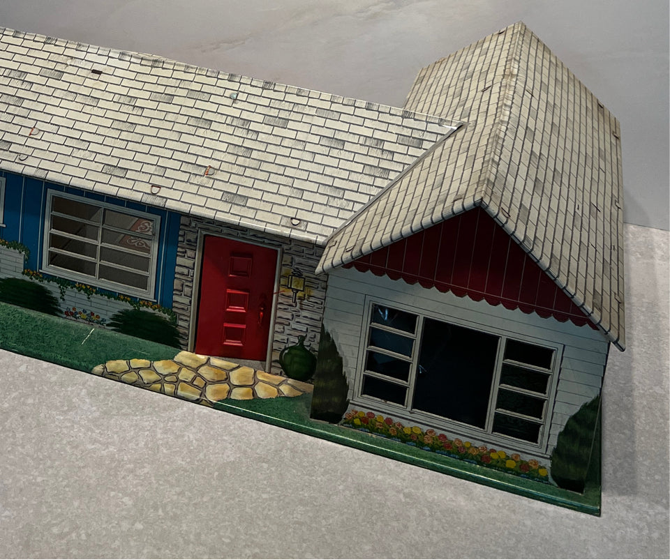 1950's Marx Metal Tin Dollhouse