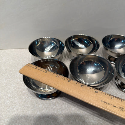 Set of 6 Stainless Cups