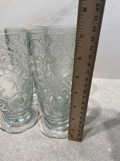 Set of 4 Princess House Iced Tea Glasses