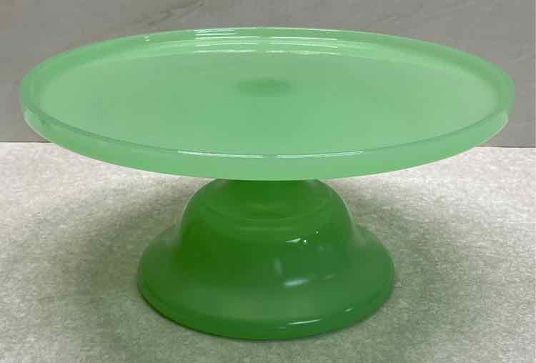 Jadeite Cake plate