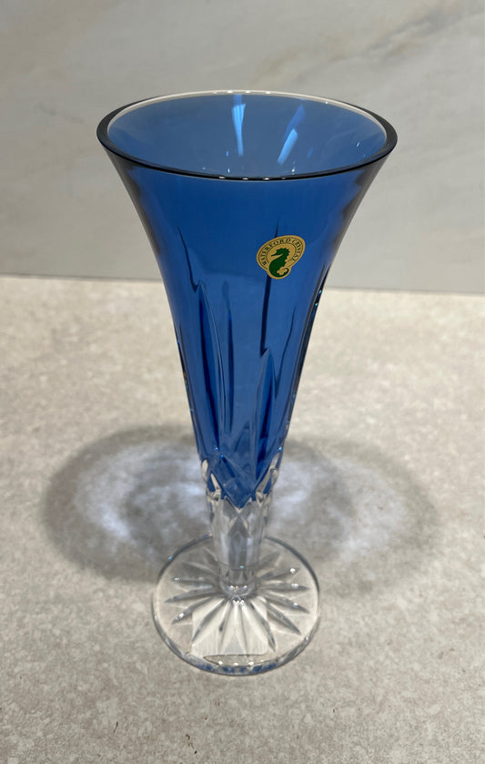 Waterford Lismore Sapphire Vase