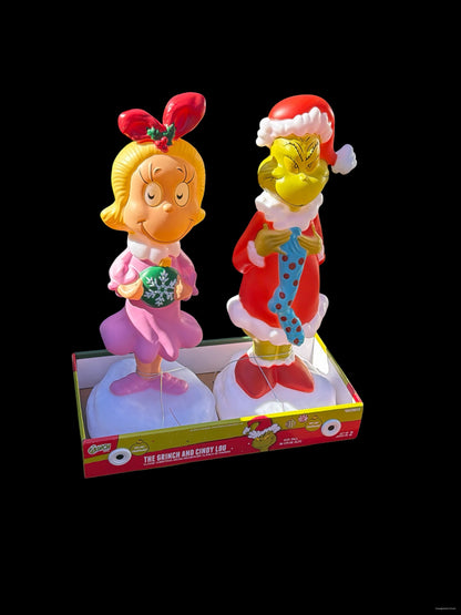 Grinch & Cindy Lou Blow Molds