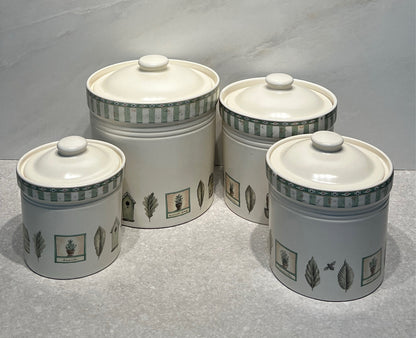 Set of 4 Pfaltzgraff Canisters