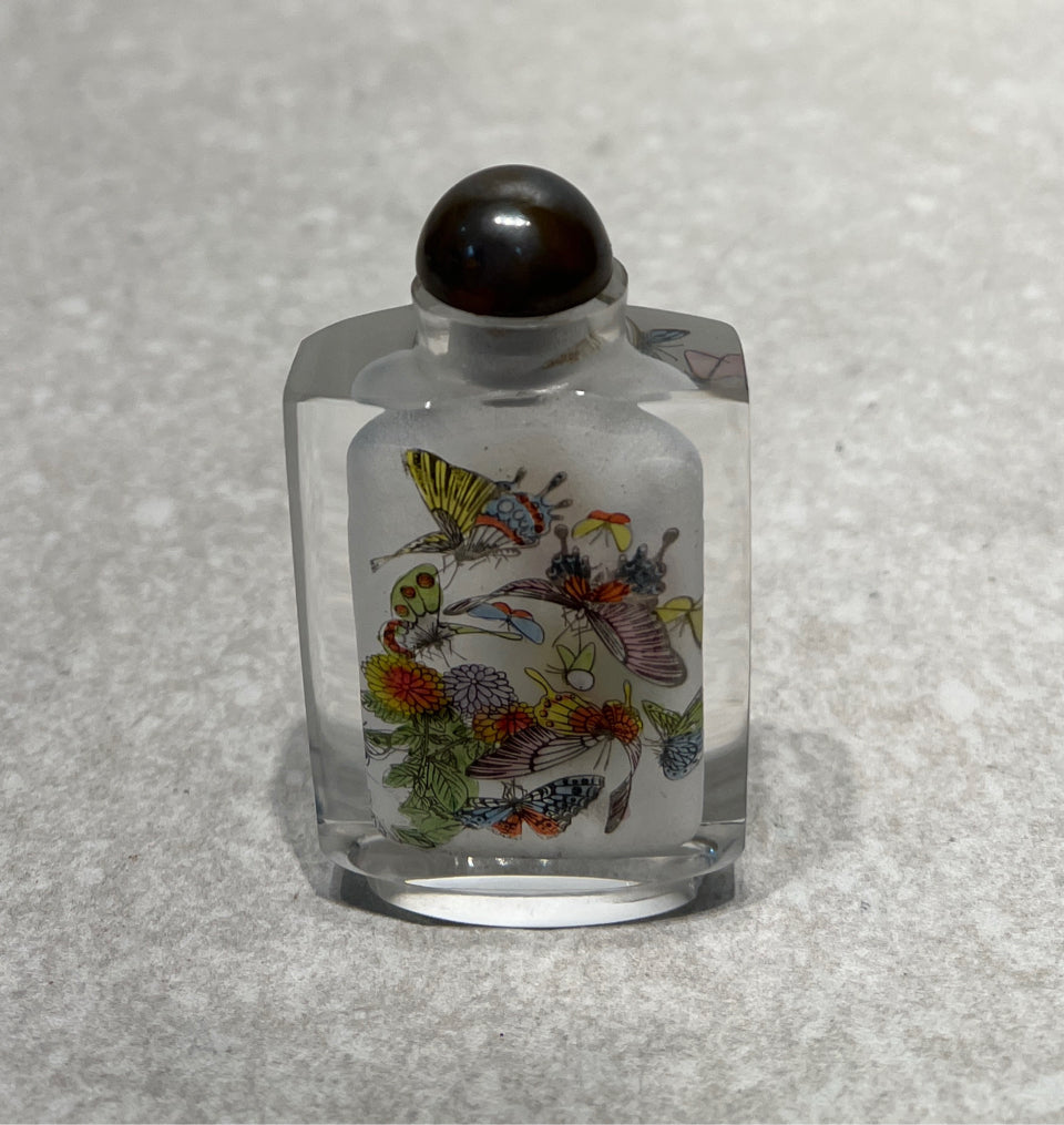 Chinese Reverse Painting Bottle