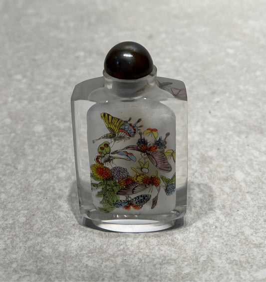 Chinese Reverse Painting Bottle
