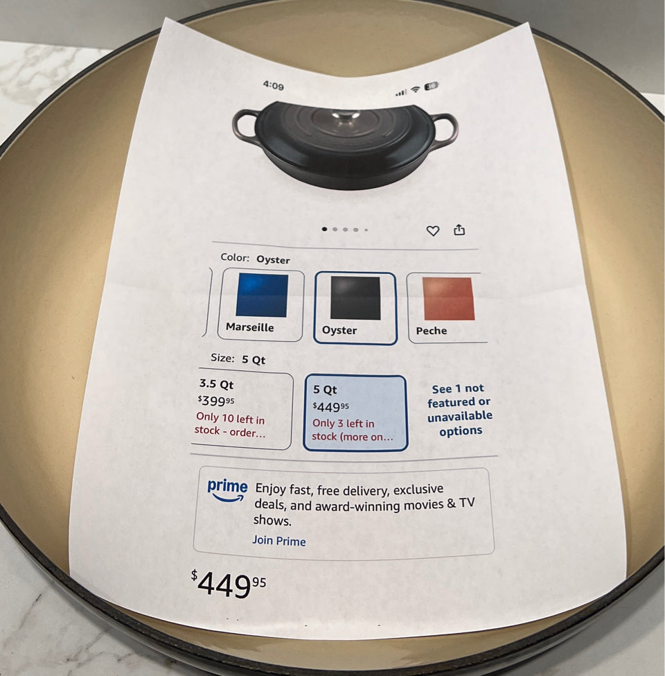 Le Creuset 5-Quart Braiser