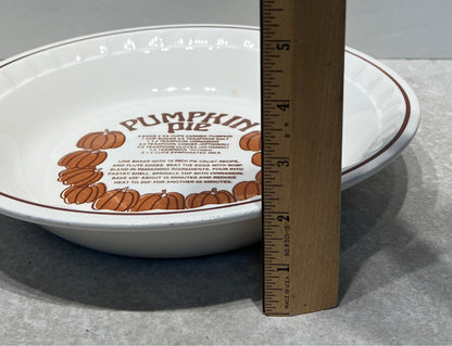 Pumpkin Pie Plate