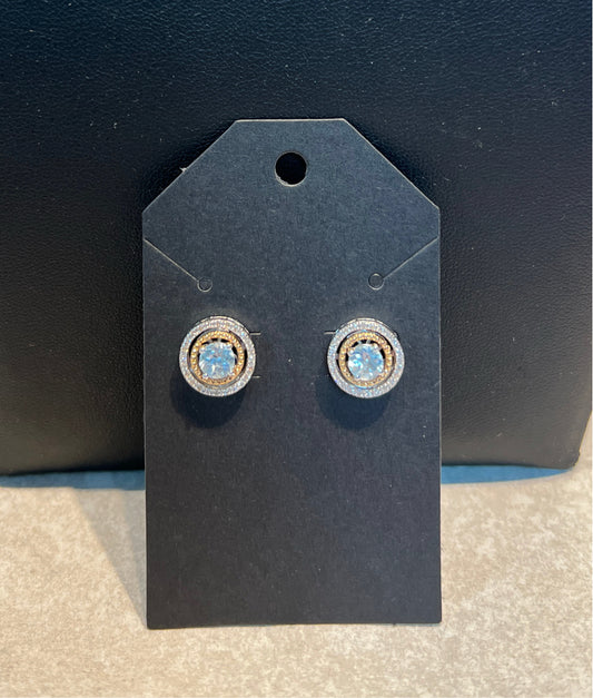 Sterling And 14K Earrings