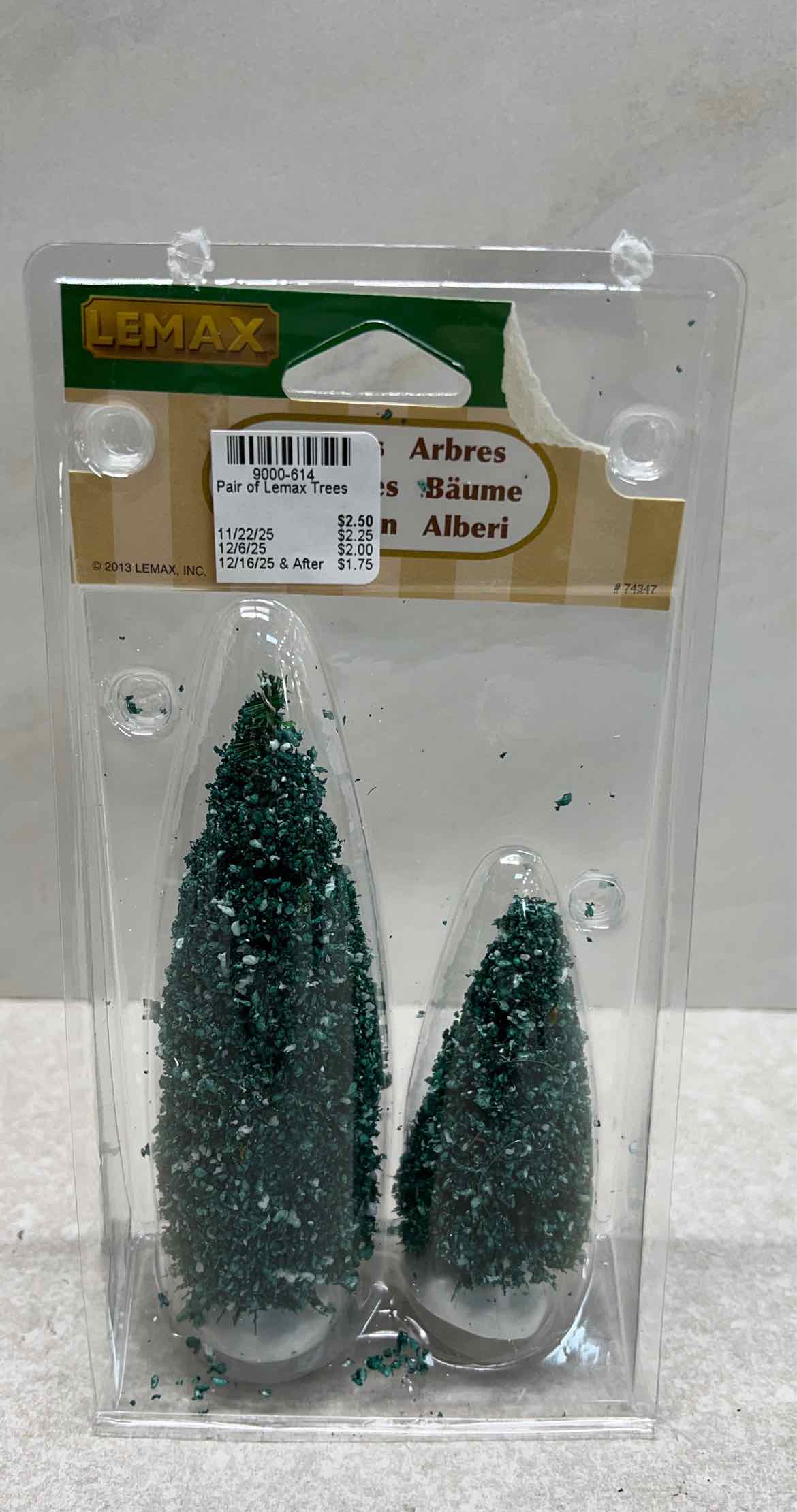 Pair of Lemax Trees