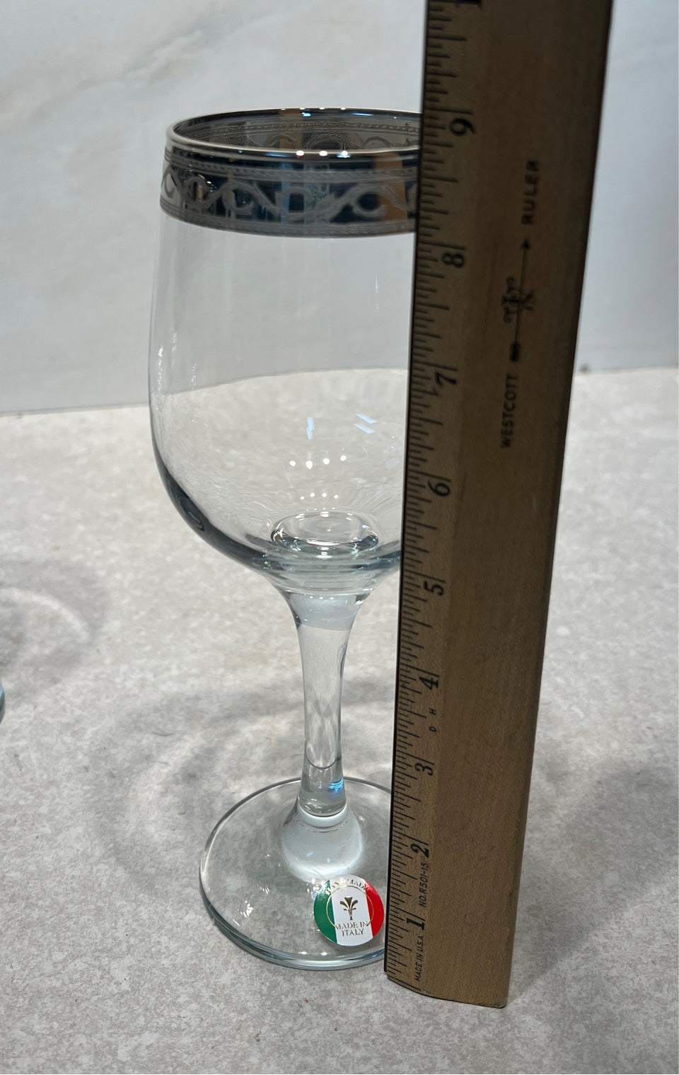 Set of 4 Italy Glasses