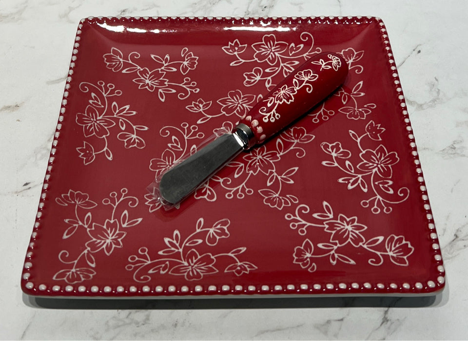 Temptations Plate with Spreader