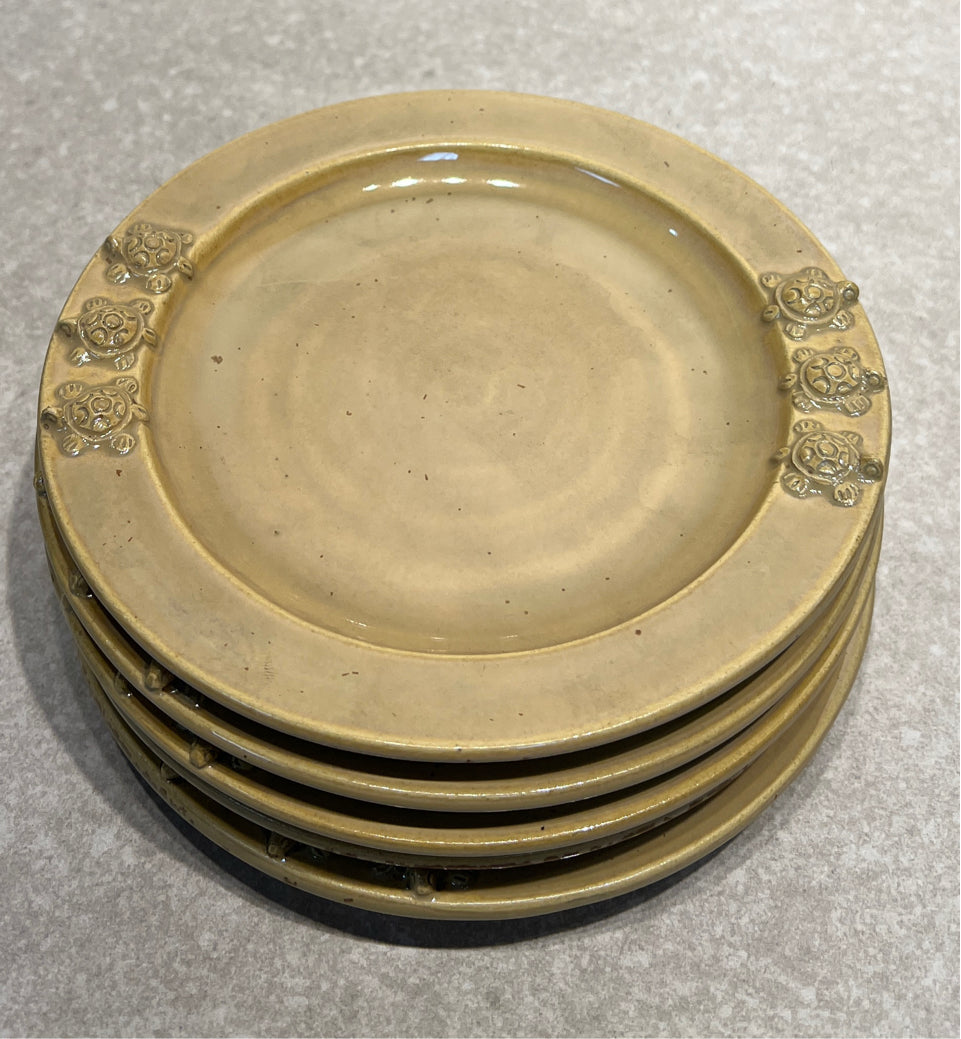 Set of 5 Turtle Plates