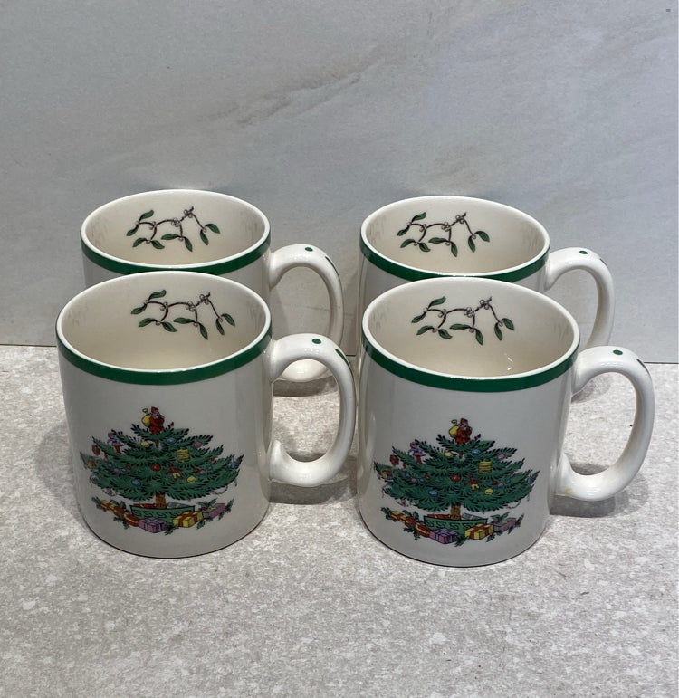 Set of 4 Spode Mugs