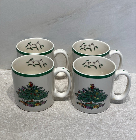 Set of 4 Spode Mugs