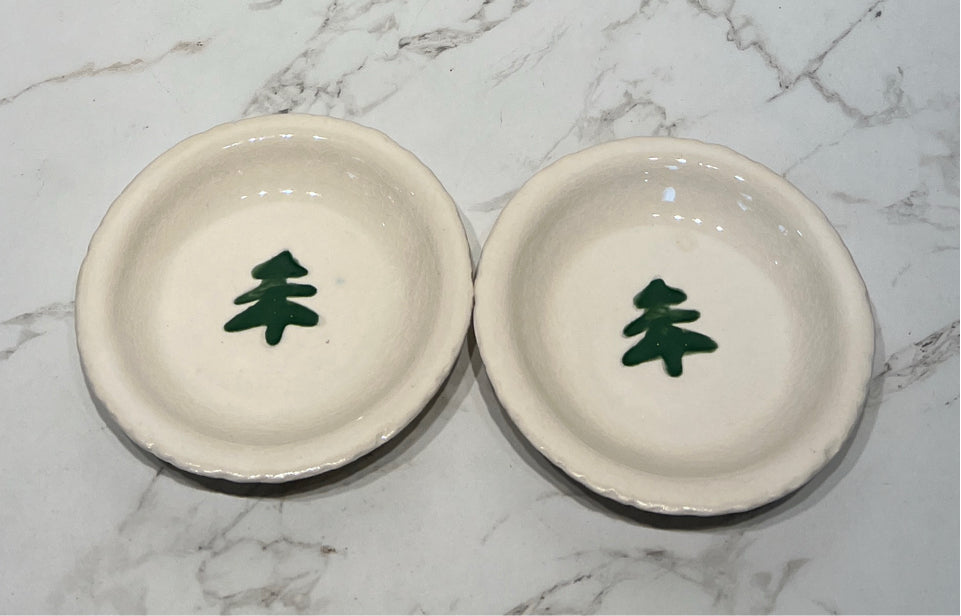 Set of 2 Christmas Plates