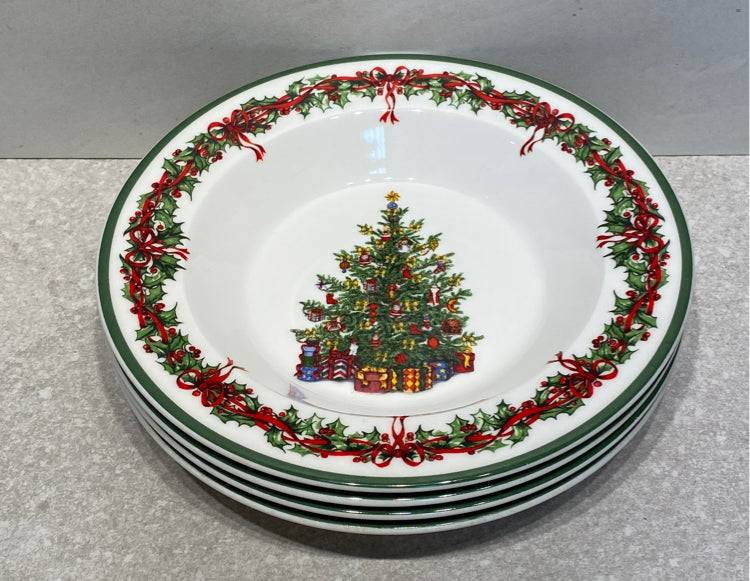 Set of 4 Christopher Radko Bowls