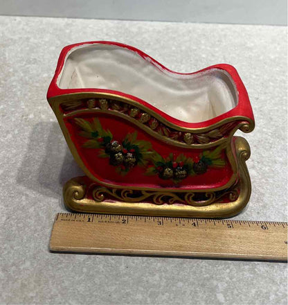Ceramic Sleigh Napco