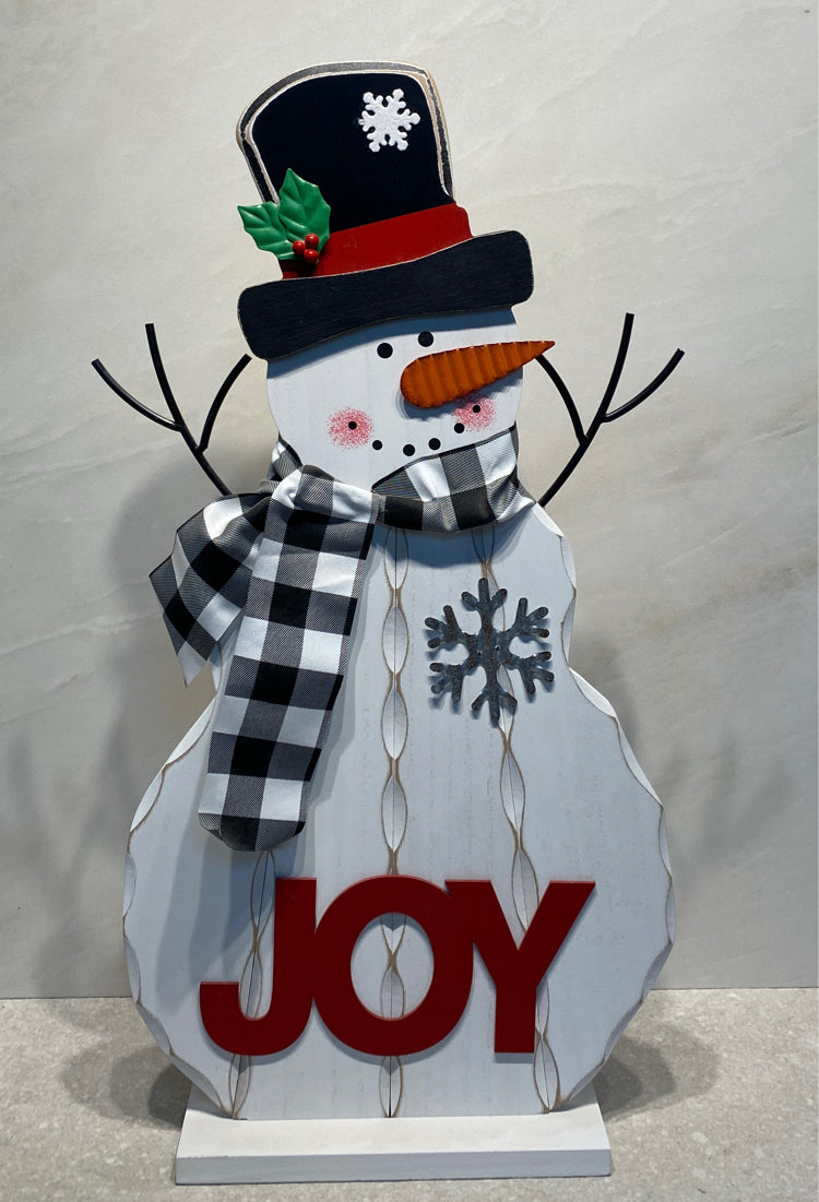 Snowman Joy Figurie